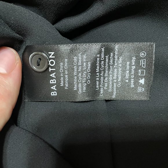 Babaton Black Mesh Tank Blouse - Picture 8 of 9